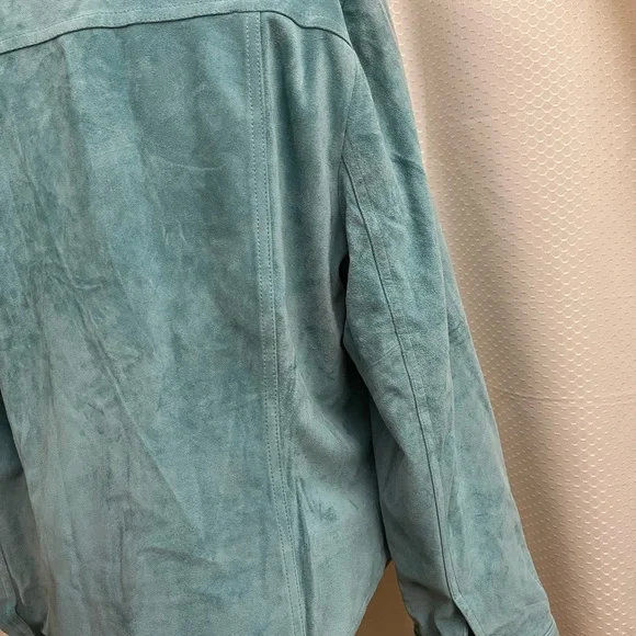 🔥SALE Nine West fully lined suede zipper down jacket